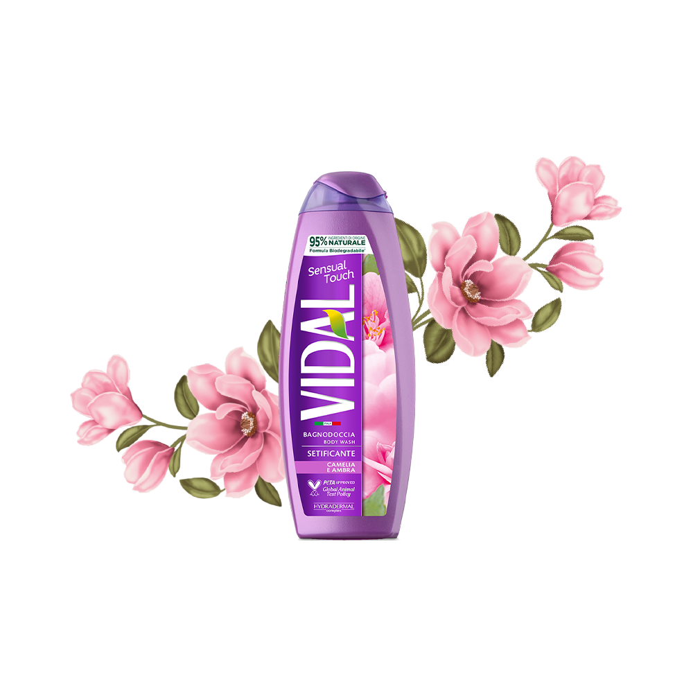 Vidal Sensual Touch shower gel 250 ml / 8.4 fl oz