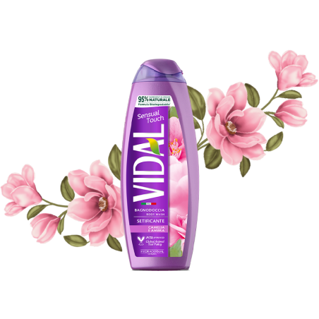 Vidal Sensual Touch shower gel 250 ml / 8.4 fl oz