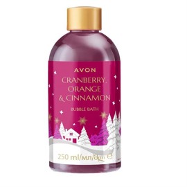 AVON Cranberry Orange & Cinnamon Bubble Bath 250 ml / 8.4 fl oz