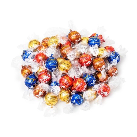 Lindt Lindor Chocolate Truffles Assortment 100 pcs bag