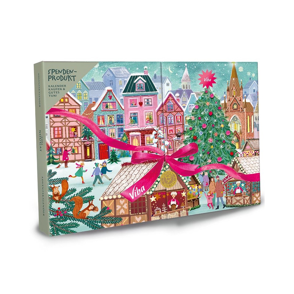 Viba Adventskalender "Weihnachtsmarkt" 245 g
