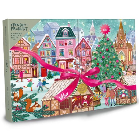 Viba Adventskalender "Weihnachtsmarkt" 245 g