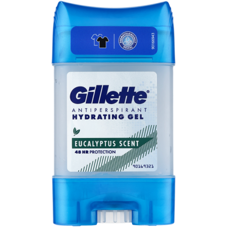 Gillette Eucalyptus Scent Antiperspirant Hydrating Gel 70 ml / 2.45 fl oz