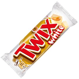 Twix White 46g, 2 pieces