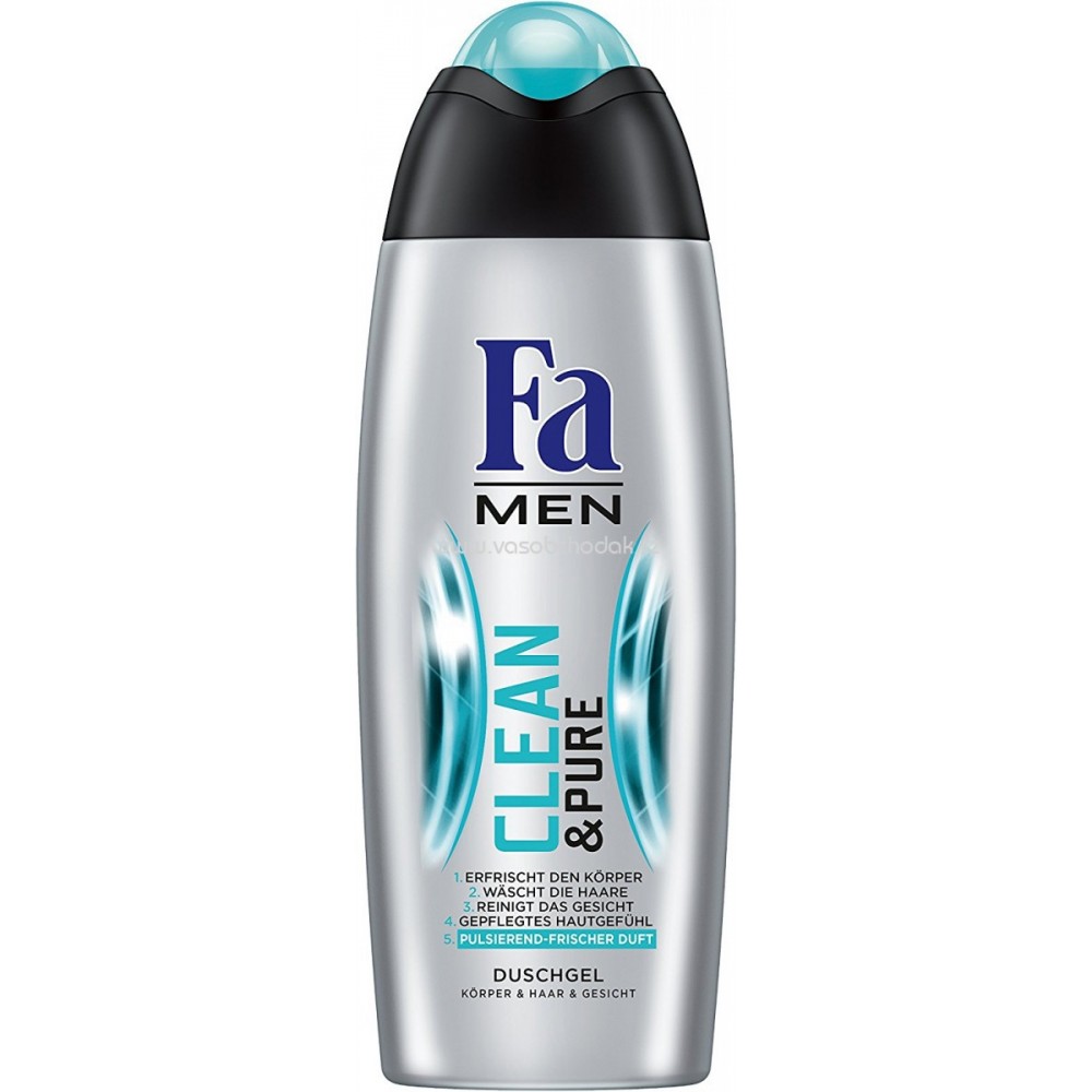 Fa Men Clean & Pure Shower Gel 250 ml / 8.3 fl oz
