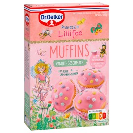 Dr. Oetker Princess Lillifee Muffins Vanilla Flavor 397 g / 13.9 oz