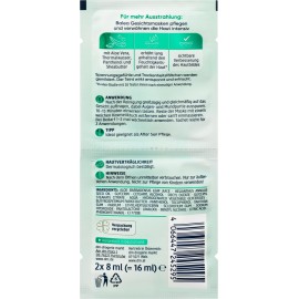 Balea Aloe Vera Gesichtsmaske 2 x 8 ml (16 ml)
