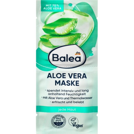 Balea Aloe Vera Gesichtsmaske 2 x 8 ml (16 ml)