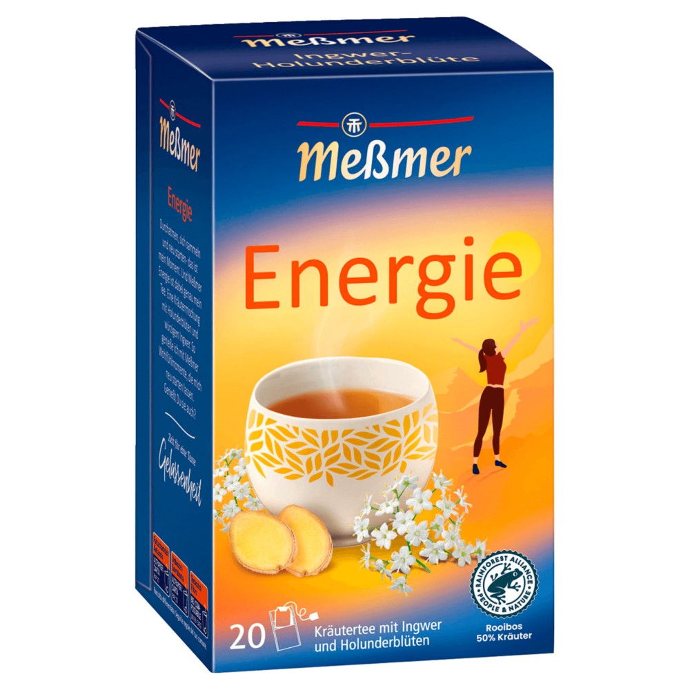 Messmer Energy Ingwer-Holunderblüte
