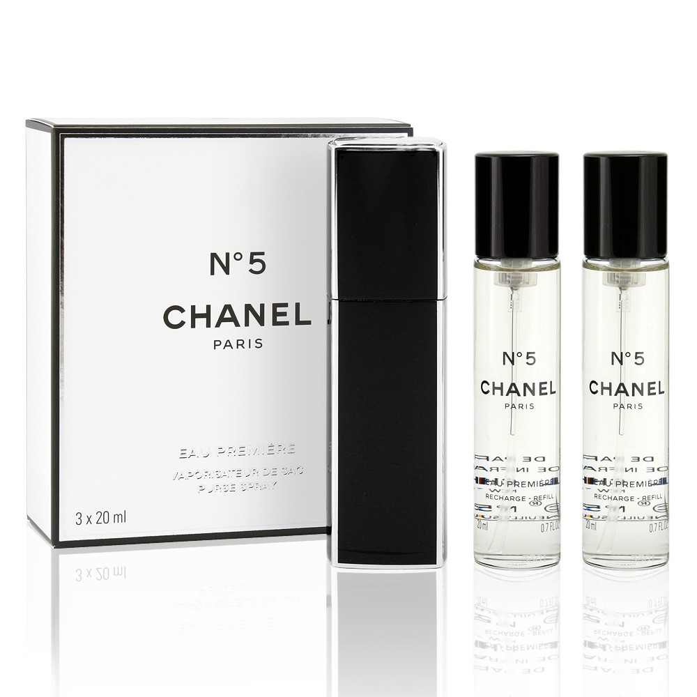 Chanel N°5 Eau Premiére Eau de Parfum für Damen 3 x 20 ml nachfüllbar
