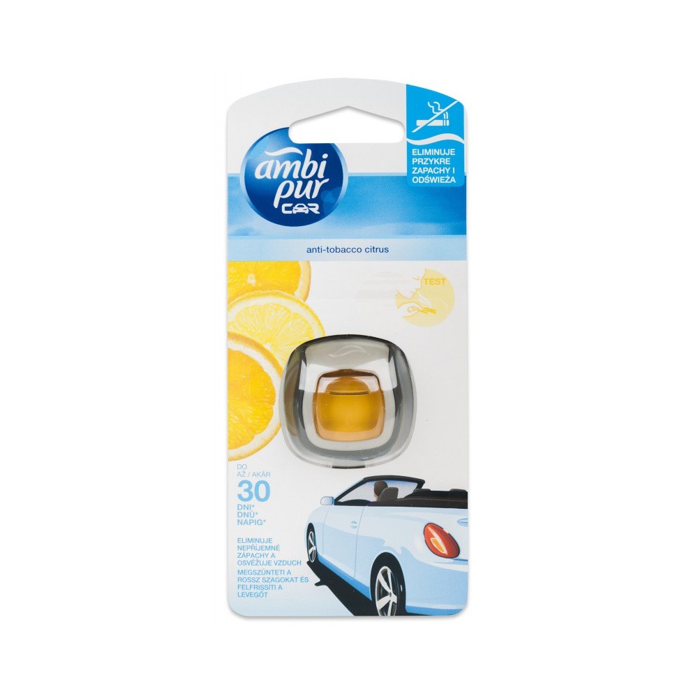 Ambi Pur Car Mini Freshener Anti-Tobacco Citrus