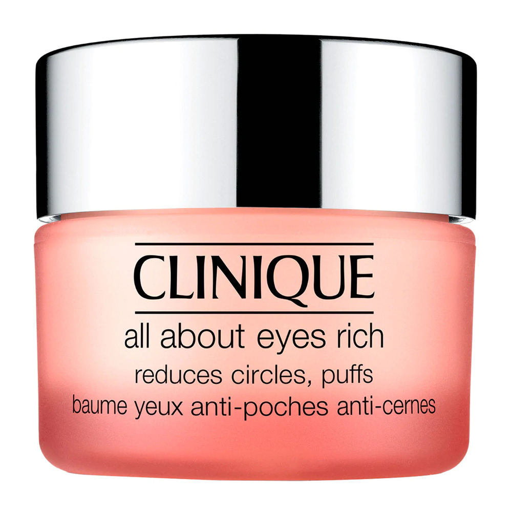 Clinique All About Eyes Rich feuchtigkeitsspendende Augencreme gegen Schwellungen und dunkle Augenringe 15 ml