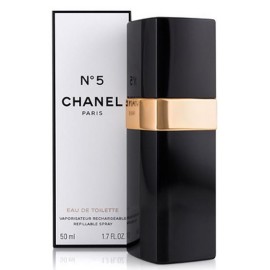 Chanel N°5 eau de toilette for women 50 ml refillable