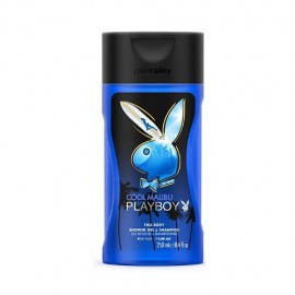 Playboy Cool Malibu Duschgel und Shampoo 250 ml / 8,4 fl oz