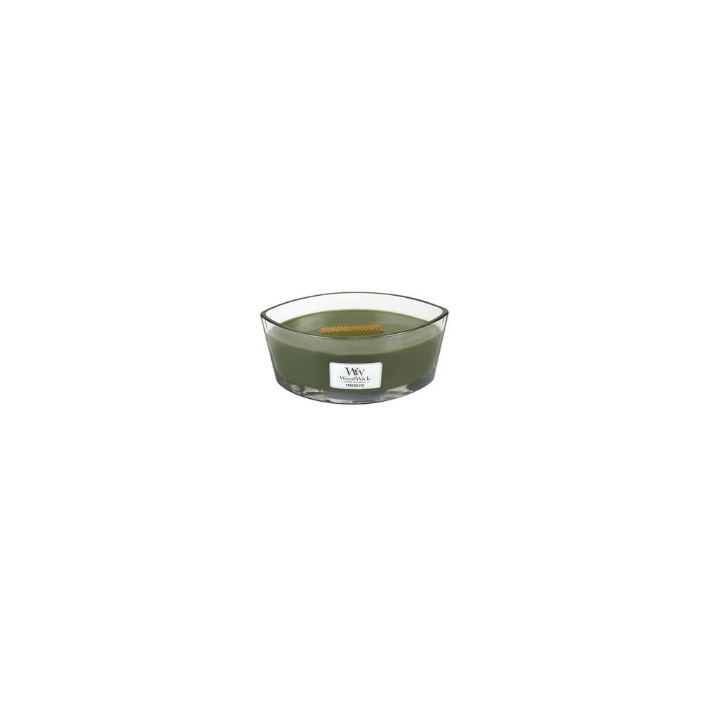 WoodWick Frasier Fir scented candle with wooden wick 453,6 g