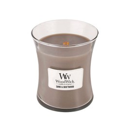 WoodWick Sand & Driftwood scented candle with wooden wick 275 g