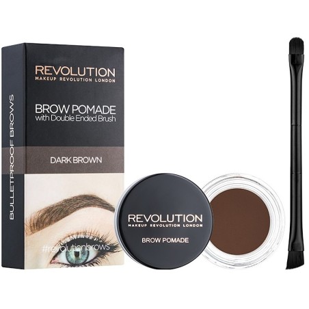 Makeup Revolution London Brow Pomade Augenbrauenpomade 2,5 g Dunkelbraun