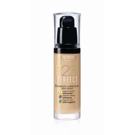 Bourjois 123 Perfekte Foundation 16-stündiges Make-up 30 ml 51 Hell-Vanille