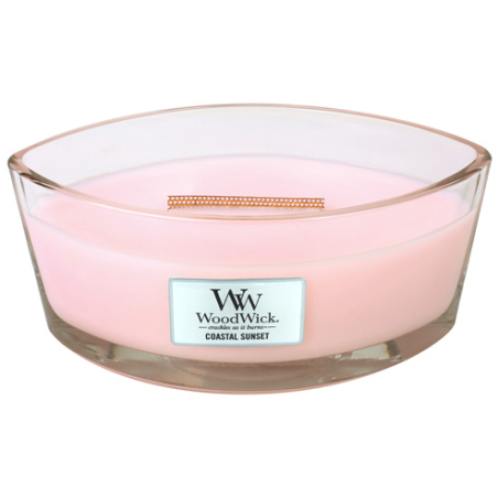 WoodWick Coastal Sunset scented candle with wooden wick 453,6 g