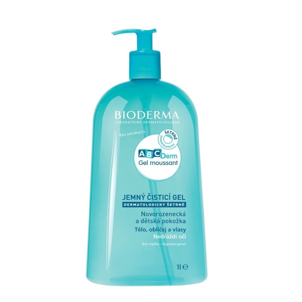 Bioderma ABCDerm gentle cleansing gel K 1000 ml
