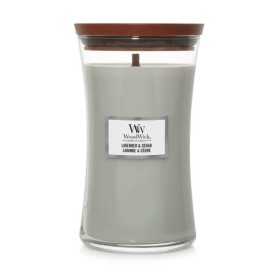 WoodWick Lavender & Cedar scented candle with wooden wick 609,5 g