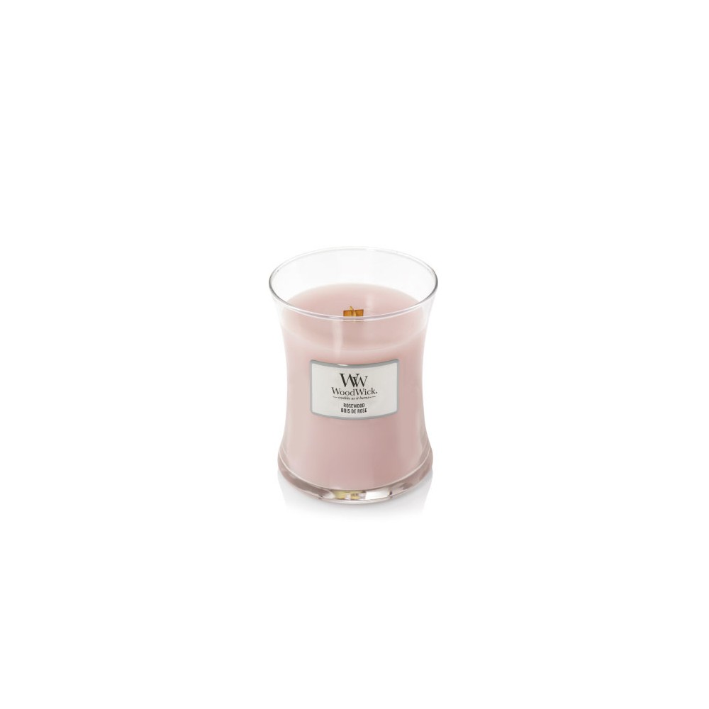 WoodWick Rosewood scented candle with wooden wick 275 g