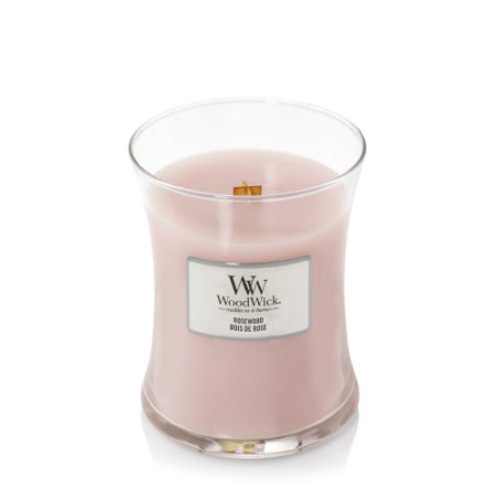 WoodWick Rosewood scented candle with wooden wick 275 g
