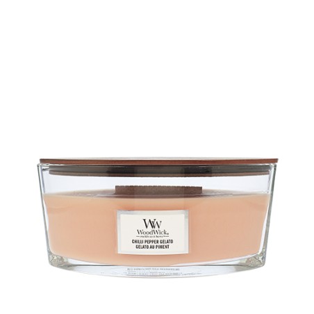 WoodWick Chilli Pepper Gelato scented candle with wooden wick 453,6 g