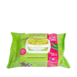 Farm Company Pet Wipes Aloe Vera & Talc 40 pcs