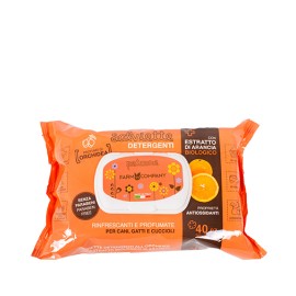 Farm Company Pet Wipes Orange Extract & Orchid 40 pcs