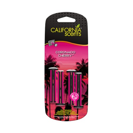 California Scents Vent Stick Coronado Cherry 4 pcs