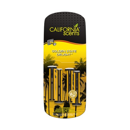 California Scents Vent Stick Golden State Delight 4 pcs