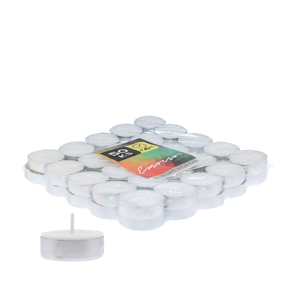 Emocio Lights 4h Tealight Candle 50pcs