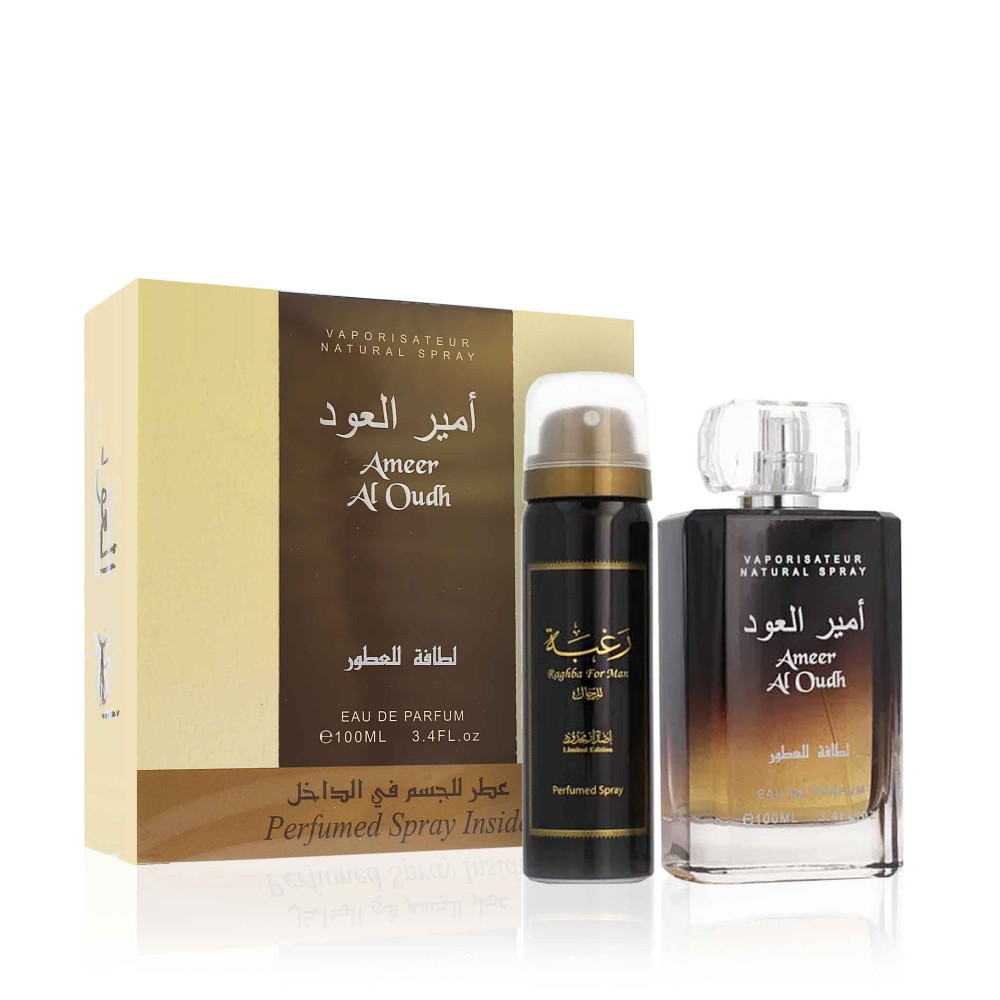 Lattafa Ameer Al Oudh Set U Edp 100Ml + Deo 50Ml