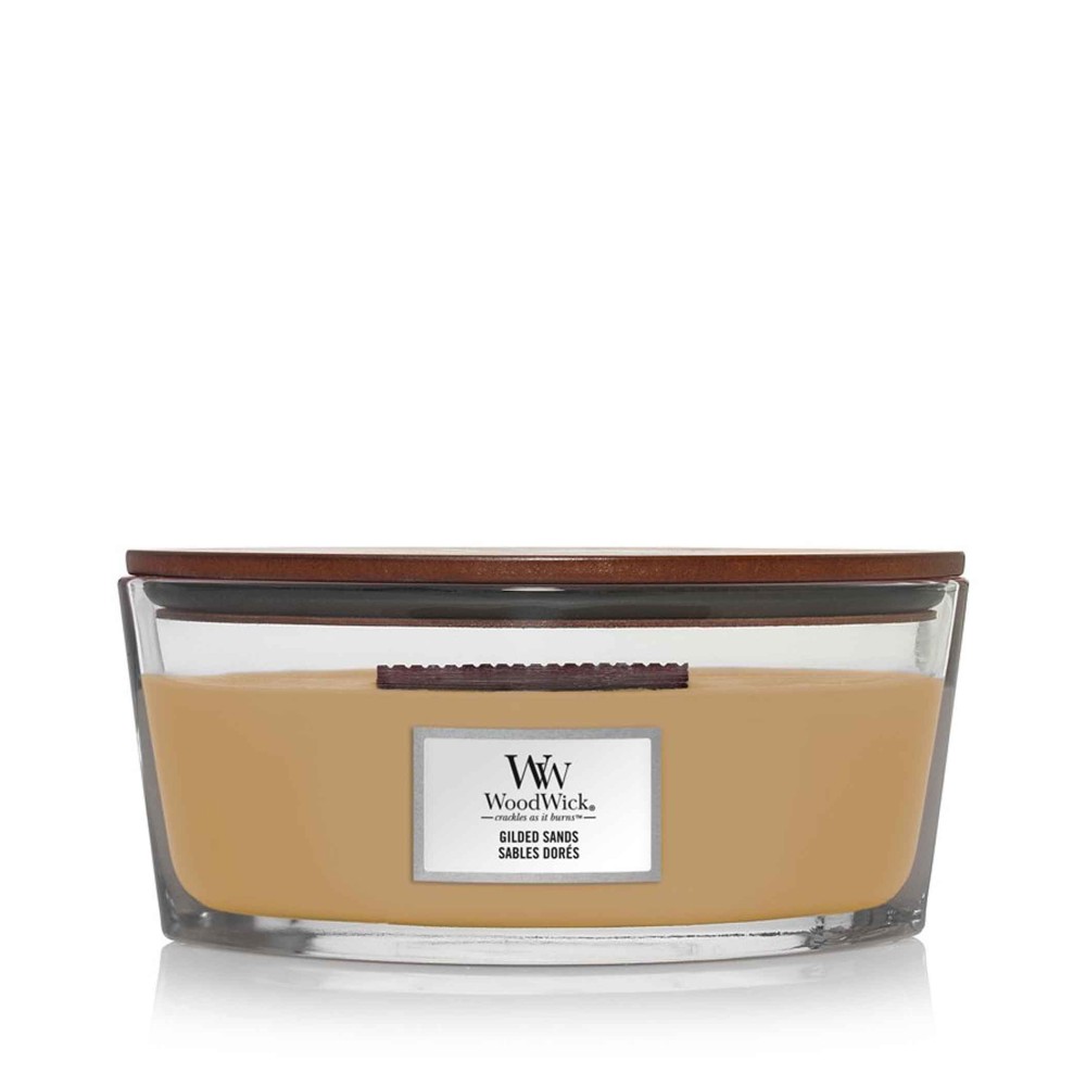 Woodwick Gilded Sands Scented Candle With Wooden Wick 453,6g