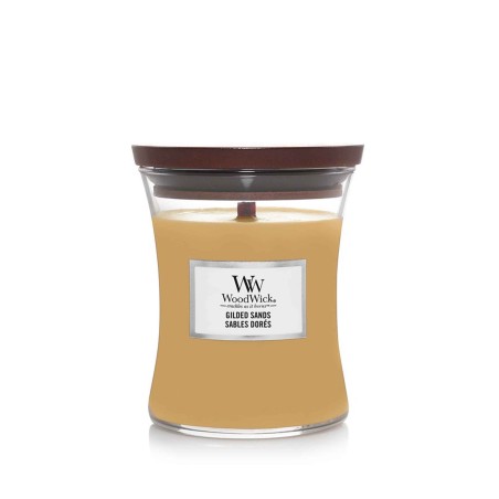 Woodwick Gilded Sands Scented Candle With Wooden Wick 275g