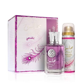 Lattafa Mahasin Crystal Violet Set W (Edp 100Ml + Deo 50Ml)