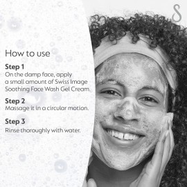 Swiss Image Soothing Face Wash Gel-Cream 200 ml / 6.8 fl oz
