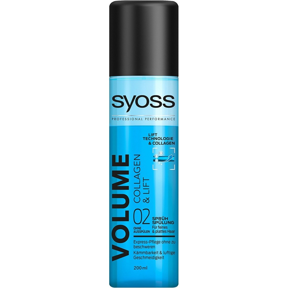 Syoss Volume Collagen & Lift Spray Conditioner Leave-In 200 ml / 6.8 fl oz