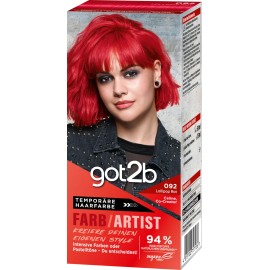 Schwarzkopf got2b Tint Color / Artist 092 Lollipop Red