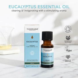 Tisserand Eucalyptus Organic Pure Essential Oil 9 ml / 0.30 fl oz