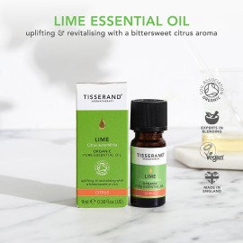 Tisserand Lime Organic Pure Essential Oil 9 ml