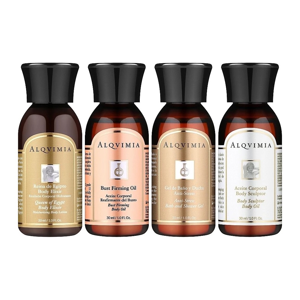 Alqvimia Supreme Beauty & Spa Experience Wellness-Set: Entspannendes Lavendel-Körperöl 30 ml + Natural Fitness Körperöl 30 ml + 