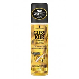Schwarzkopf Gliss Kur Oil Nutritive Express Regenerierendes Conditioner-Spray 200 ml / 6,7 fl oz