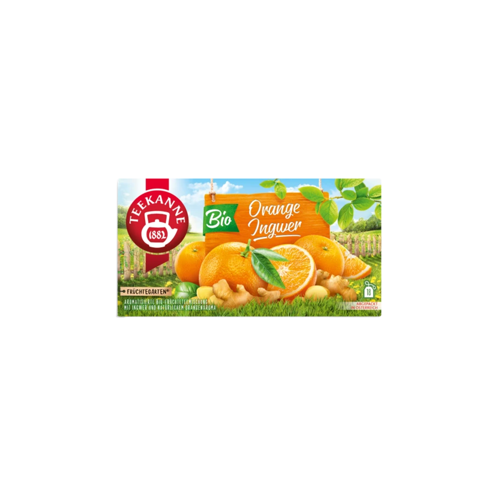 Teekanne Bio Orange Ginger 18 tea bags