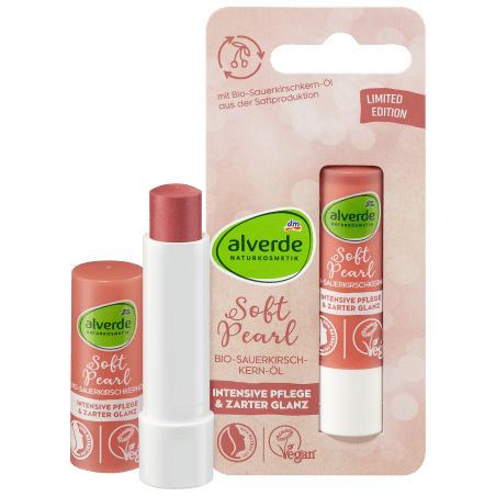 alverde Naturkosmetik Soft Pearl Lippenpflege 4.8 g