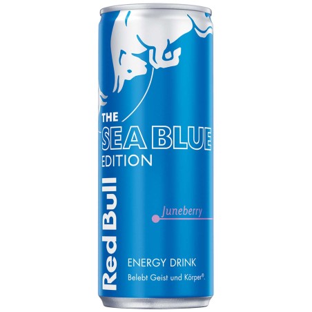 Red Bull Sea Blue Edition Juneberry Energy Drink 250 ml / 8.4 fl oz