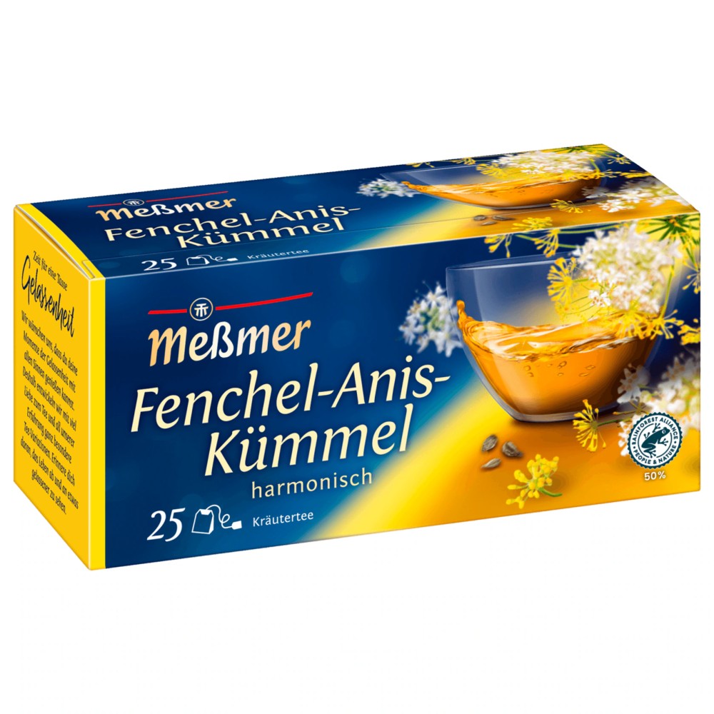 Messmer Fenchel-Anis-Kümmel-Tee 25 Teebeutel