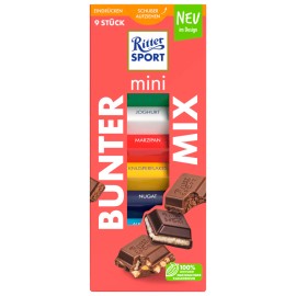 Ritter Sport Mini Bunter Mix 150 g / 9 x 16,67 g