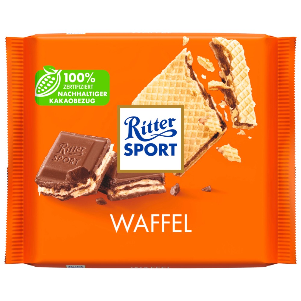 Ritter Sport Waffel-Schokolade 100 g / 3,5 oz